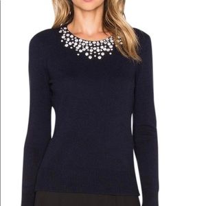Kate spade do wonders black embellished sweater